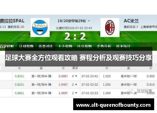 足球大赛全方位观看攻略 赛程分析及观赛技巧分享 足球大赛全方位观看攻略 赛程分析及观赛技巧分享